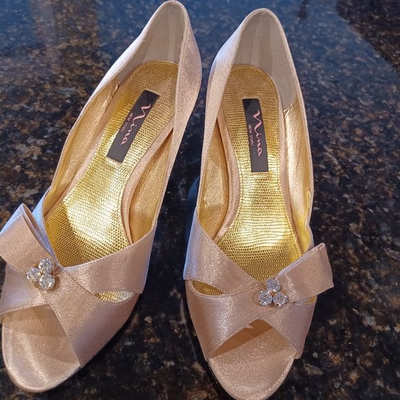 Nina heels Gold Royal sati 7.5 - Picture 2 of 5